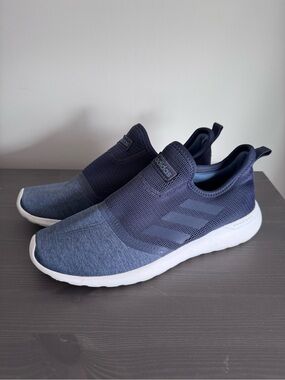 Adidas Cloudfoam Racer Ortholite Float Slip On Blue Sneakers Women's Size 10